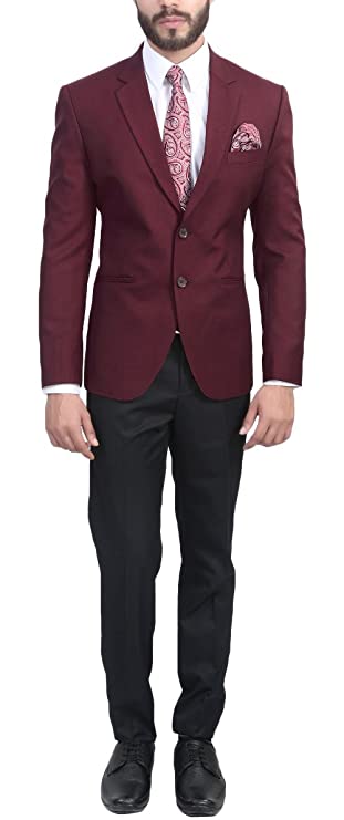 MANQ Men's Slim Fit Formal/Party Blazer - Image 3