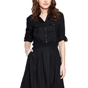 Amayra Women's A-Line Knee Length Dress