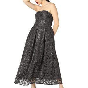 VERO MODA Women's Cotton A-Line Midi Dress