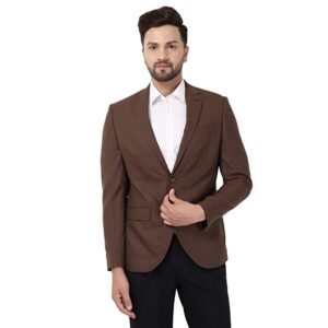 blackberrys Men's Formal Notch Lapel Slim Fit Blazer-NL-JENA