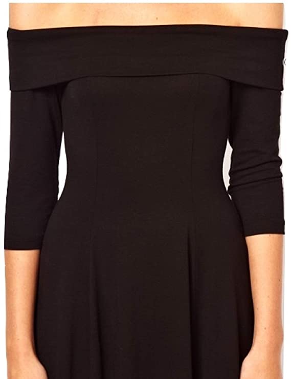 Magna OVERFOLD Offshoulder Skater Dress - Image 3