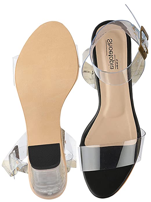 Shoetopia Womens/Girls Block Heels Sandals with Buckles - Image 5