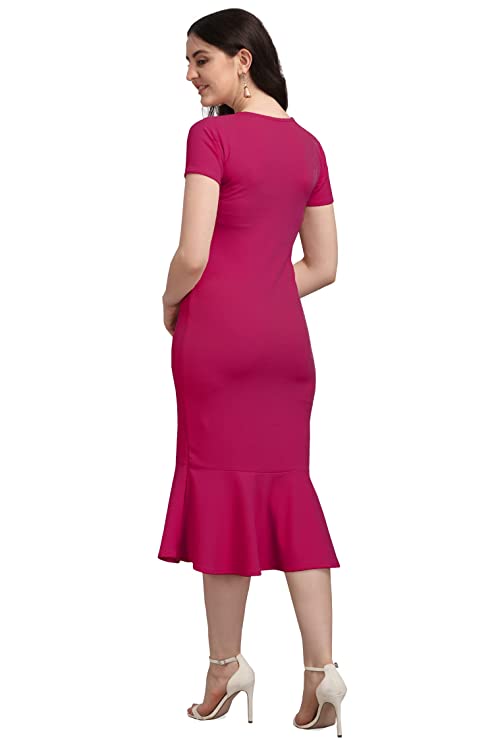 PURVAJA Women's Midi Bodycon Dress - Image 2