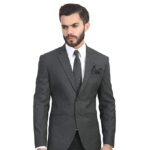 MANQ Men's Slim Fit Single Breasted Blazer