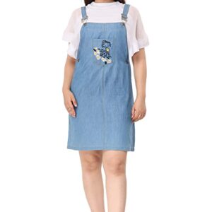 HI-FASHION Embroidered Denim Casual Dress for Women/Girls