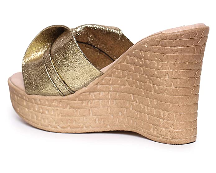 Trase Women's Fashion Sandals | Faux Leather Comfortable and Stylish Wedge Slio On | For Casual Wear & Formal Wear Occasions 3 Inches Heel | For Women & Girls - Image 2