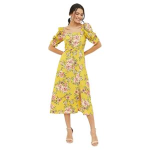 Harpa Women's Polyester A-Line Midi Dress