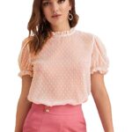 itshe Tissue Fabric Premium Casual Top for Women's