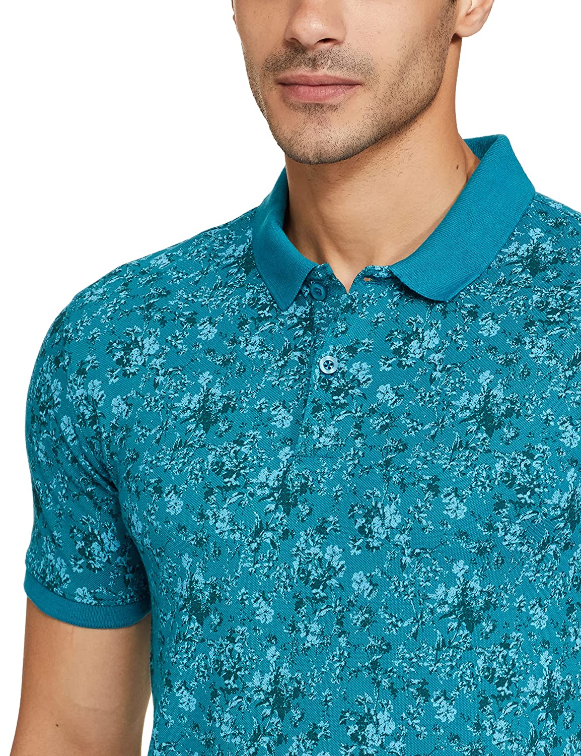 V Dot Men's Slim Fit Polo Shirt - Image 3