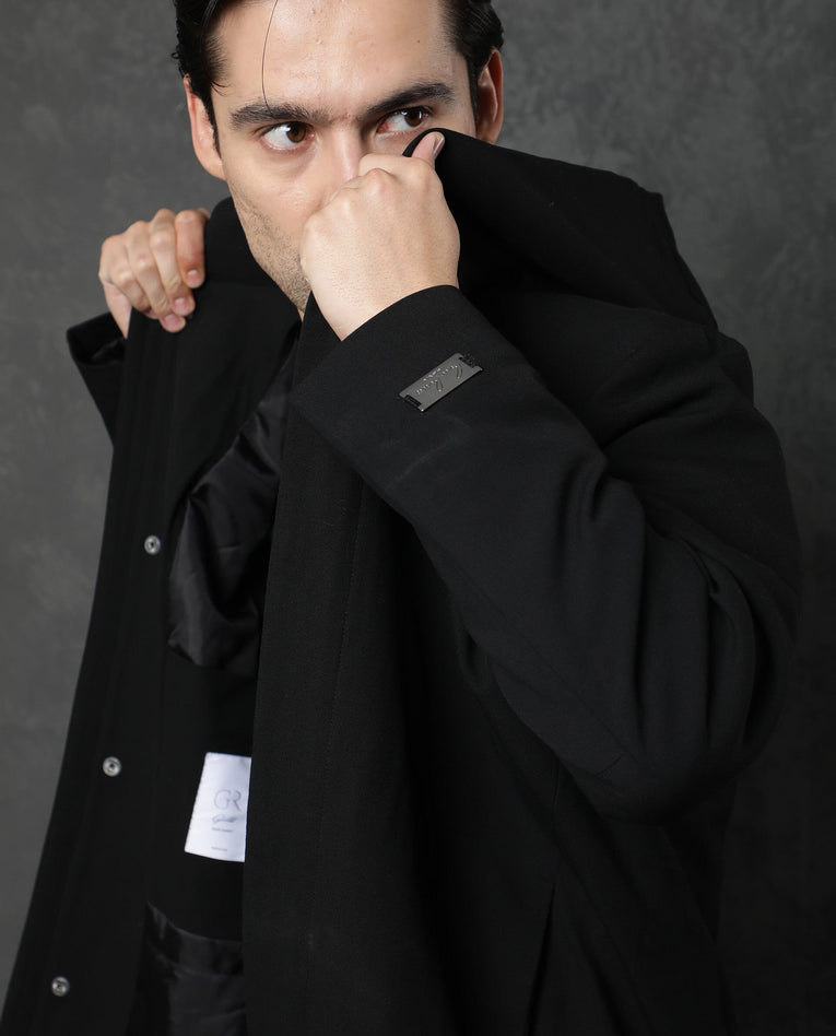 PREMIUM STRETCH COAT WITH HOOD - Image 4